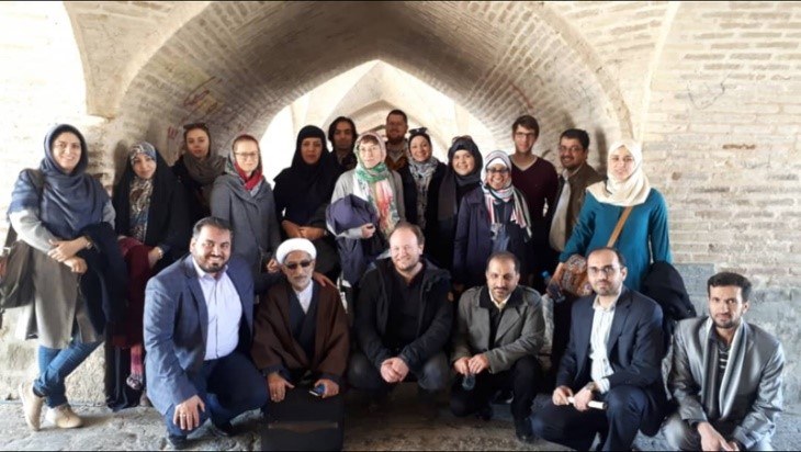 The group in Isfahan